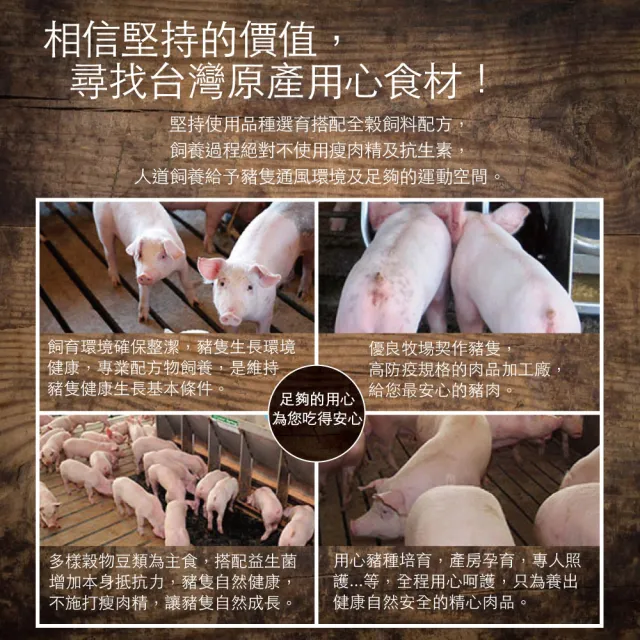 【約克街肉鋪】台灣家常培根切片6包(200g±10％/包)