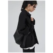 【Dition】機能皮革側背包 經典大容量 防潑水(禮物 穿搭 通勤 上課)