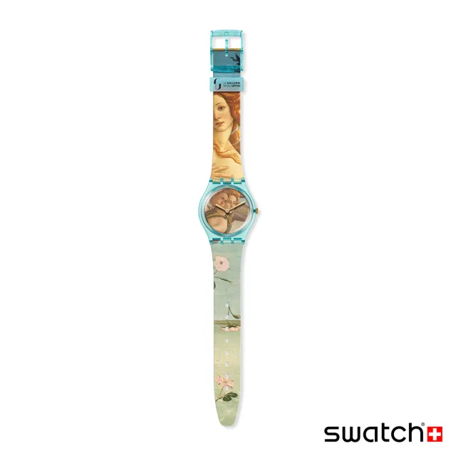 【SWATCH】藝術之旅系列 美學大師波提切利 - 維納斯的誕生 手錶 限定錶 博物館聯名 瑞士錶 錶(34mm)