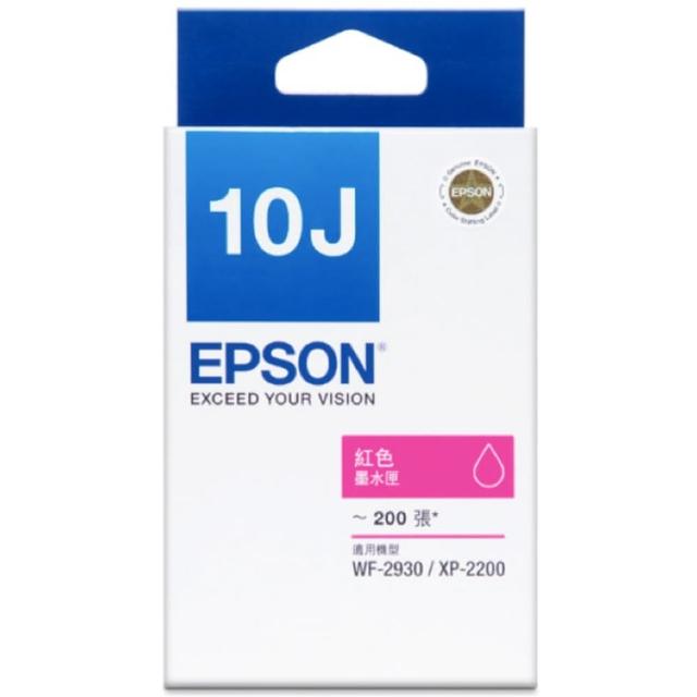 【EPSON】官方直營 T10J 墨水匣 紅(C13T10J350/XP-2200 & WF-2930適用)