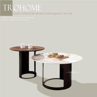【Trohome 拓家設計傢俱】Ollie 奧利 白金巖板造型腳座大茶几組合