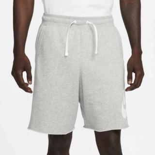 【NIKE 耐吉】短褲 男款 運動褲 法式毛圈 ASMNK CLUB ALUMNI HBR FT SHORT 灰 DX0503-063