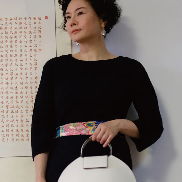 【好運道】宮廷女神藝術絲巾-康乃馨(咕嚕咕咧佛母 開運 好運 石竹 母親節)