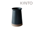 【Kinto】CLK-211陶瓷餐具收納筒7.5cm-黑