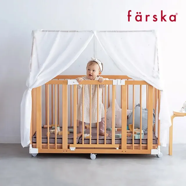 【Farska】童趣森林5合1嬰兒旗艦大床 豪華大全配(大床+13件床墊組+延伸床墊)