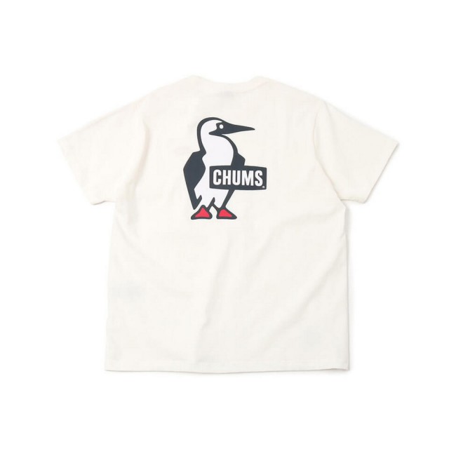 【CHUMS】CHUMS 休閒 Booby Logo T-Shirt短袖上衣 白色(CH012279W001)