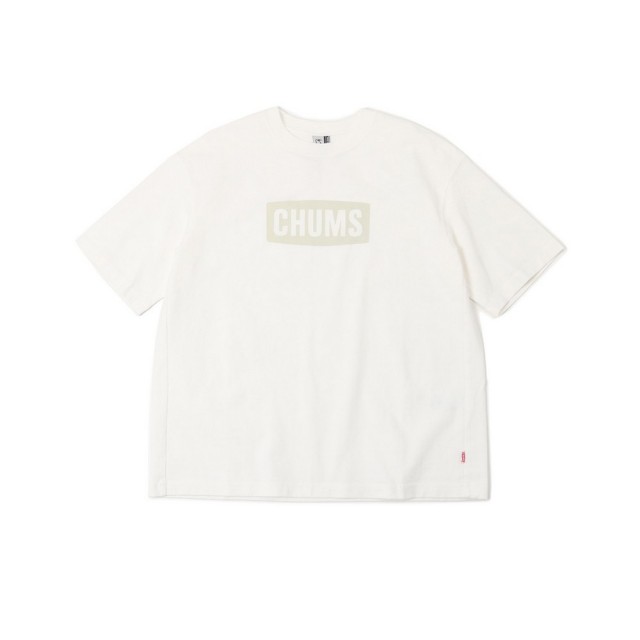 【CHUMS】CHUMS 休閒 Heavy Weight CHUMS Logo T-Shirt短袖上衣 白色(CH012271W001)