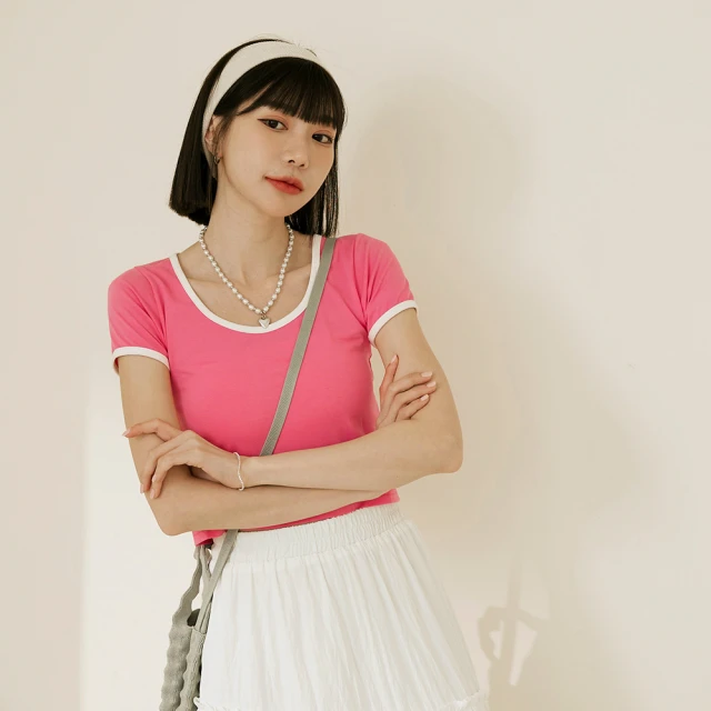 OB 嚴選 圓領食物塗鴉反摺短袖側開衩長洋裝 《DA1027 OB 嚴選 圓領食物塗鴉反摺短袖側開衩長洋裝 《DA1027