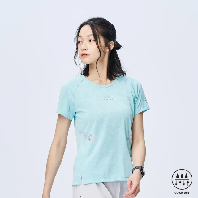 【BATIS 巴帝斯】慢跑速乾機能短T - 女 - 兩色(採用輕量化面料)