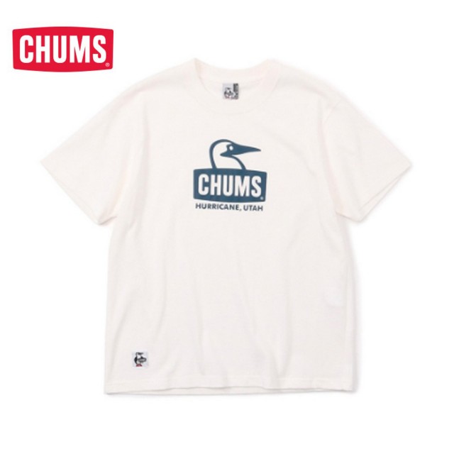 【CHUMS】CHUMS 休閒 Booby Face T-Shirt短袖上衣 白/深藍(CH012278W015)