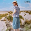 【Diffa】單邊貼袋牛仔長裙-女(丹寧)