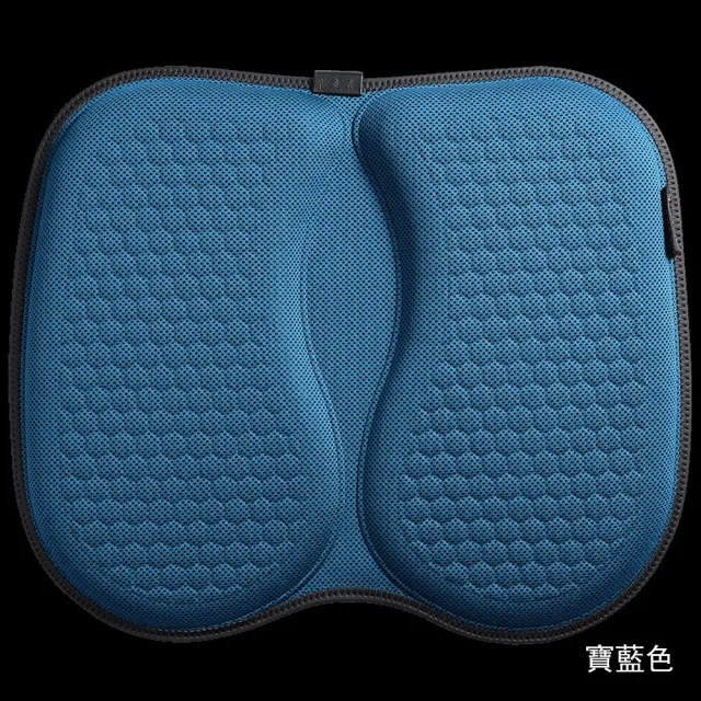 【Kyhome】3D透氣涼感坐墊 汽車椅墊 U型車用坐墊 蜂巢凝膠坐墊 冰絲椅墊(車用/家用/辦公)