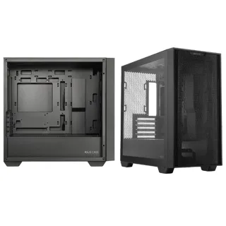 【ASUS 華碩】A21 黑 MicroATX 機殼(黑)