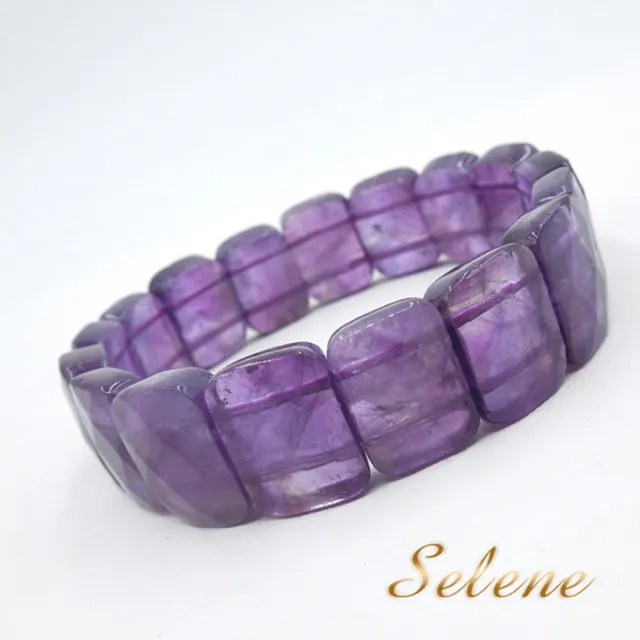 【Selene】◎絢麗時尚紫水晶切角手排