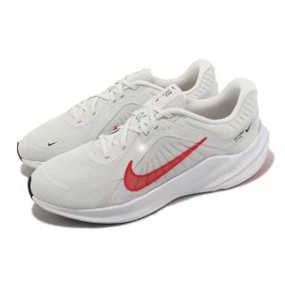 【NIKE 耐吉】慢跑鞋 Quest 5 男鞋 米灰 紅 運動鞋 路跑 入門款(DD0204-007)