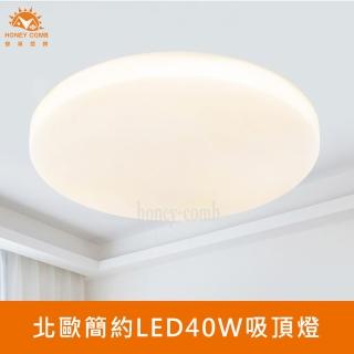 【Honey Comb】北歐簡約LED40W臥室房間吸頂燈(V3950)