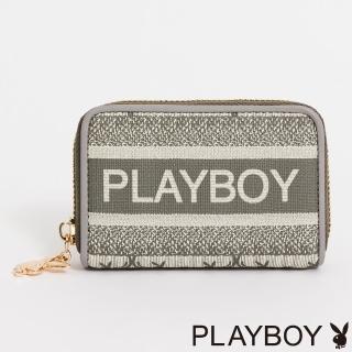 【PLAYBOY】零錢包 Miss bunny系列(灰色)