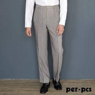 【per-pcs 派彼仕】紳士品味打摺西褲 灰(88265)
