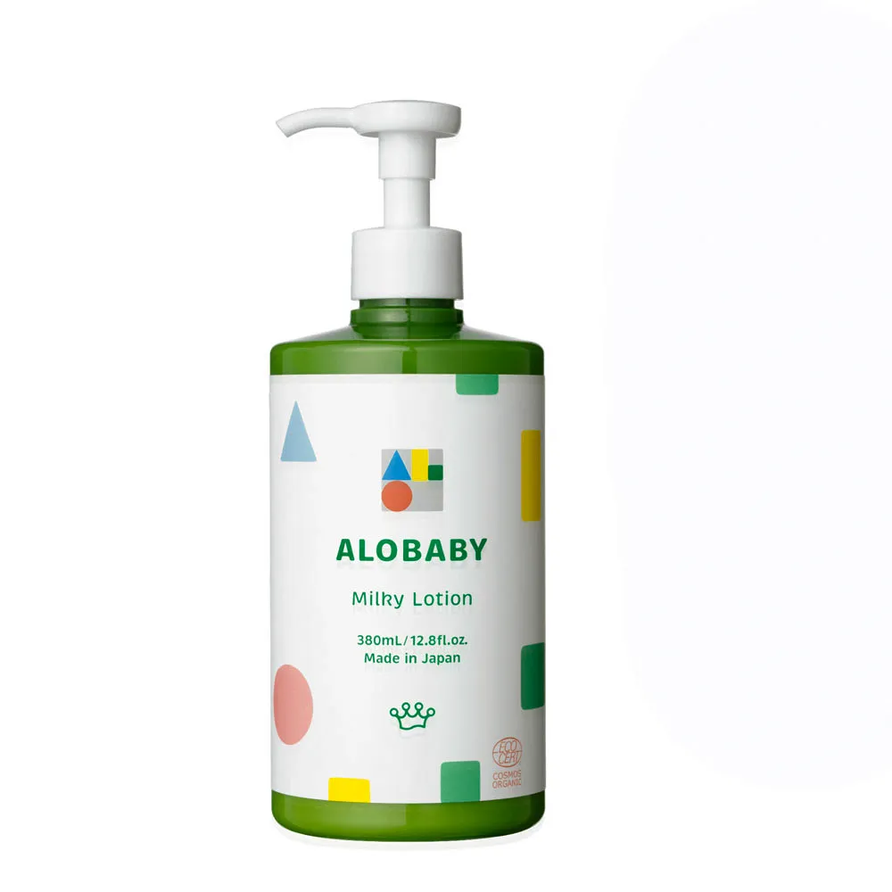 【ALOBABY】寶寶牛奶潤膚乳液重量瓶(ECOCERT有機認證 99%天然植物成份來源)