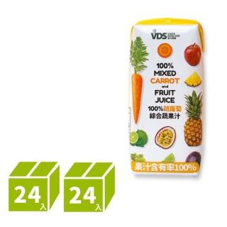 【VDS 活力東勢】胡蘿蔔綜合蔬果汁200ml x24瓶/2箱(利樂包)