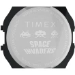 【TIMEX】天美時 x  T80 x Space Invaders  伸縮錶帶電子錶 黑 TXTW2V39900