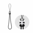 【Bone 蹦克】貓熊防刮彈力吊繩(手機 掛繩 腕繩 吊飾)