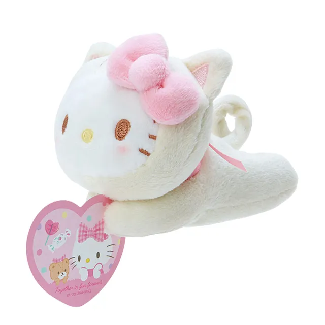 【SANRIO 三麗鷗】療癒貓咪系列 造型夾子娃娃 夾手娃 HELLO KITTY