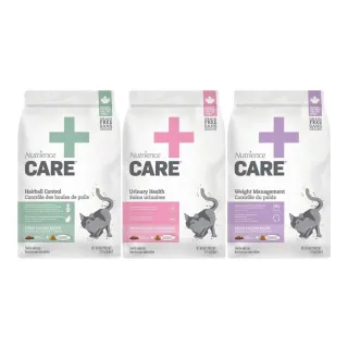 【Nutrience 紐崔斯】CARE＋頂級無穀處方貓糧 5kg/11lbs/包（毛球控制/泌尿道/體重控制）(貓飼料)