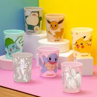 【LILFANT】7入組 寶可夢180ML皮卡丘杯子(萊希拉姆 傑尼龜 小火龍 伊布)