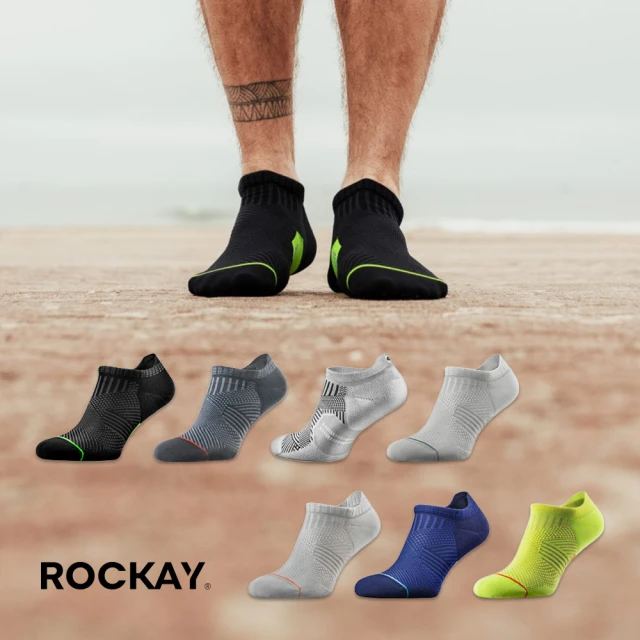 【Rockay】Accelerate 競速超短筒機能襪(多色可選)