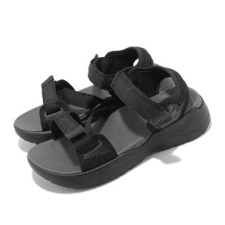【TEVA】運動涼鞋 W Zymic 女鞋 黑 再生材質 織帶 緩震 魔鬼氈 休閒鞋(1124039BLK)