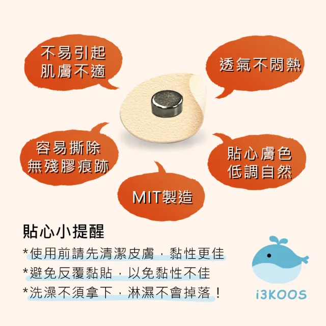 【i3KOOS】磁力貼4200高斯-強效版8包(10枚/包 磁力貼片 磁石 磁力片)