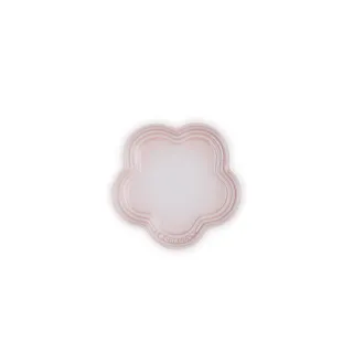 【Le Creuset】瓷器花型淺盤-小(貝殼粉)