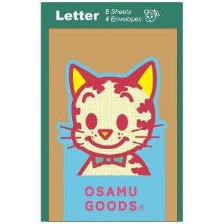 【GAKKEN】原田治 OSAMU GOODS 造型信紙組 小貓(文具雜貨)