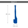 【Colourworks】斧型不沾鍋矽膠刮刀 藍28cm(攪拌刮刀 刮刀 奶油刮刀 抹刀)