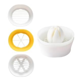【CHEFN】切片切塊切蛋器 白黃 / 雞蛋切片器