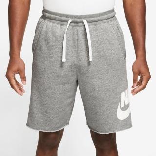 【NIKE 耐吉】短褲 男款 運動褲 法式毛圈 ASMNK CLUB ALUMNI HBR FT SHORT 灰 DX0503-063(3L5984)