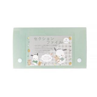 【小禮堂】大耳狗 橫式風琴資料收納夾 - 藍小熊款(平輸品)