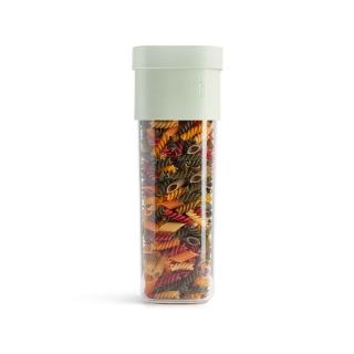 【LEKUE】雙容量義大利麵密封收納罐 淡綠1.35L / 保鮮罐 咖啡罐 收納罐 零食罐 儲物罐