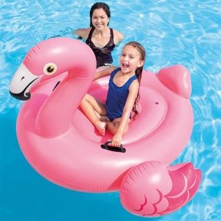 【寶盒百貨】INTEX 小紅鶴水上充氣坐騎 充氣浮排(水上坐騎充氣戲水玩具衝浪游泳裝備57558)