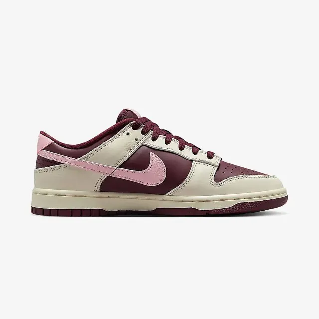 【NIKE 耐吉】Nike Dunk Low Retro PRM Valentine Day 情人節 酒紅 男鞋 粉紅 米白(DR9705-100)