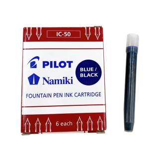 【PILOT 百樂】IC-50 卡式墨水 深藍(2盒1包)