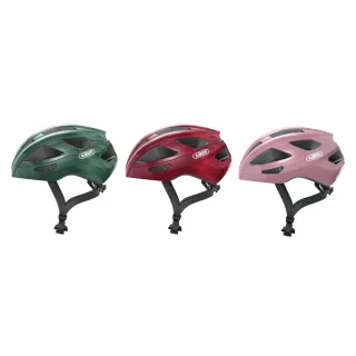 【ABUS】MACATOR 公路車安全帽 寶石綠/酒紅/玫瑰粉(B1AB-MCT-XXXXXN)