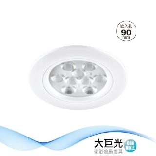 【大巨光】LED 12W 崁燈-崁孔 9CM(LW-11-5184)