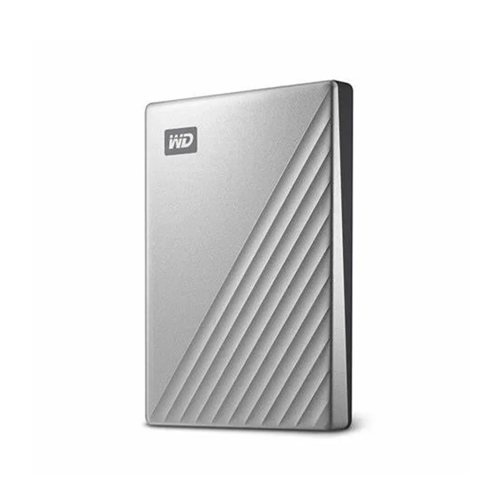 【WD 威騰】My Passport Ultra for Mac 4TB Type-C 2.5吋 行動硬碟 銀