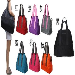 【SNOW.bagshop】618 購物袋大容量中容量旅行袋水瓶外袋(YKK零件超輕耐磨高單數細纖維防水包 尼龍提肩