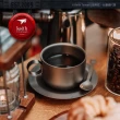【Keith】鎧斯鈦咖啡杯盤組 150ml / Ti3601(咖啡杯 咖啡盤 居家戶外 露營野餐 雙層隔熱 長柄湯匙茶杯)