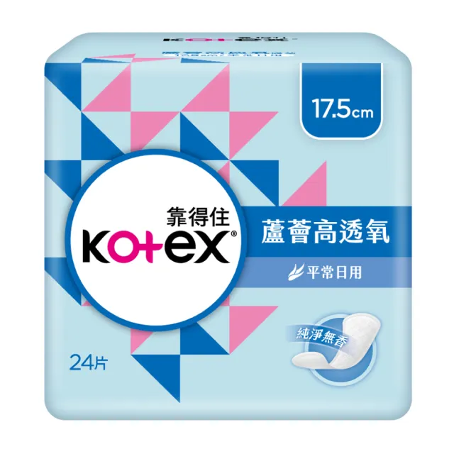 【Kotex 靠得住】安全瞬吸/蘆薈高透氧/茶樹舒涼/草本抑菌 箱購任選(靠得住護墊任選 草本 涼感棉)