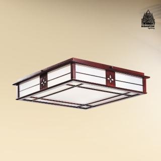 【必登堡】霍爾吸頂燈 60cm B574183A(客廳燈/廚房燈/臥室燈/玄關燈/復古/藝術/LED/新古典風)