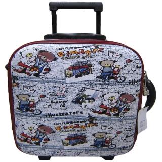 【SNOW.bagshop】行李箱(16寸可登機臺灣製造加大行李箱)